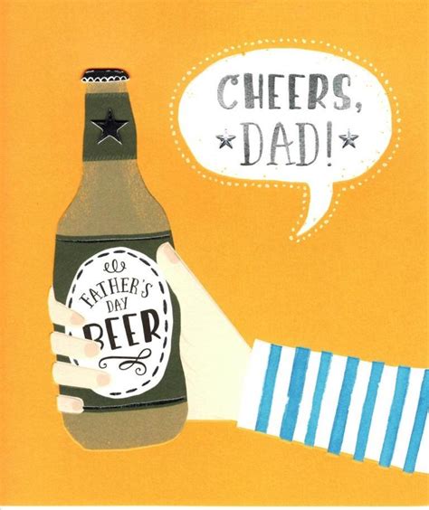 Cheers Dad Fathers Day Beer Card Cards