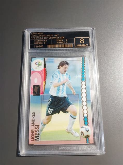 2006 Panini World Cup Lionel Messi 47 European Grading 8 Catawiki