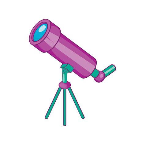 Telescope Icon Cartoon Style 14518103 Vector Art At Vecteezy