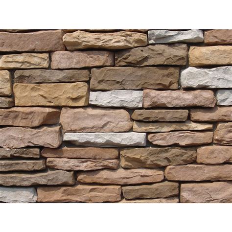 Ply Gem Stone Shadow Ledgestone 10 Sq Ft Earthtone Faux Stone Veneer At