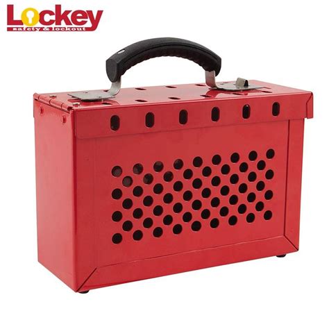 China New Arrival China Isolation Lock Out Boxes Portable Steel