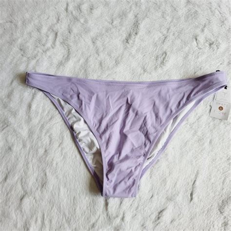 Shade Shore Swim Womens High Leg Extra Cheeky Bikini Bottom Bt An