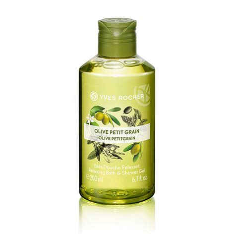 Buy Yves Rocher Relaxing Bath And Shower Gel Olive Petit Grain 200 Ml