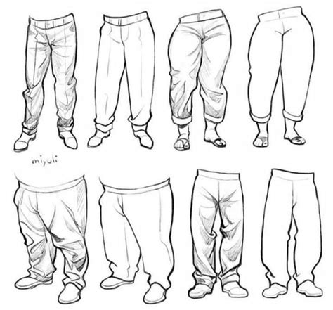 Pin By Mirian L D On Concepts Drawing Clothes Sketches Pants Drawing