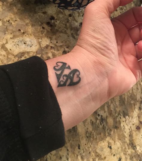 tattoo ideas initials 12