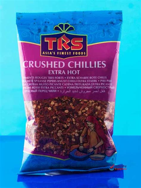 Extra Hot Crushed Chillies 100g TRS Healthy Supplies