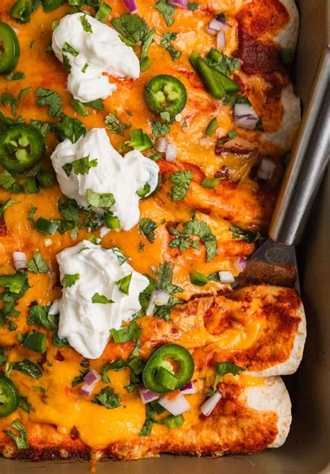 Easy Ground Turkey Enchiladas Recipe Lemons Zest