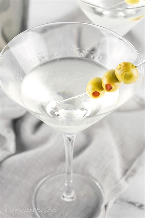 Classic Gin Martini Recipe Tasty Cocktail Recipes