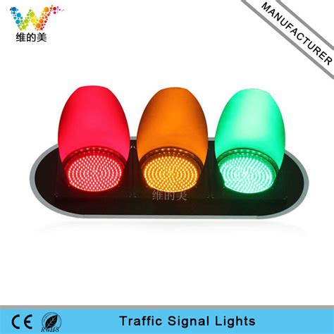 High Brightness Epistar Led Mm Road Traffic Signal Light Wide Way