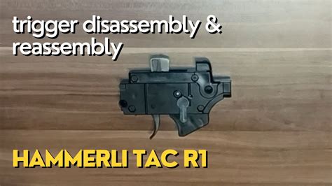 Hammerli Tac R Trigger Disassembly Youtube