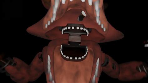 Withered Foxy Jumpscare Animation Blenderfnaf Youtube