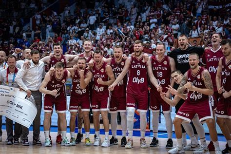 Latvia Reaches Final 8 In World Cup Debut Over Brazil