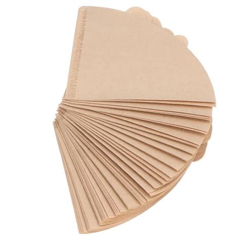 TMISHION Cône de filtre à café 100pcs Papier Filtre à Café V60 Passoire