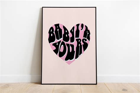 Arctic Monkeys Baby I M Yours Lyrics Print A3 A4 A5 Etsy UK