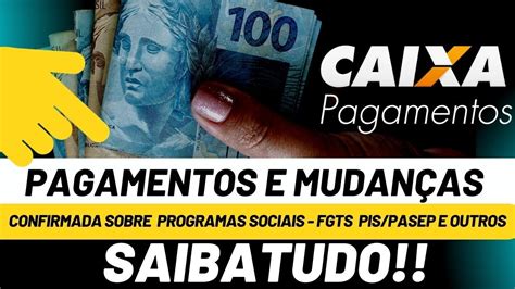 PAGAMENTOS E MUDANÇAS CONFIRMADAS PELA CAIXA PARA 2023 PRIMEIRAS