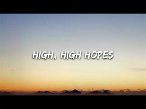 Panic At The Disco High Hopes Lyrics Youtube