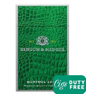 Benson & Hedges Menthol 100s Luxury Cigs - Duty Free Cigarettes