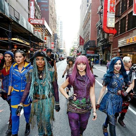 Dove Cameron And The Descendants 2 Cast In New York City Disney