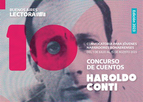 Nueva edición del Concurso de cuento Haroldo Conti Provincia de