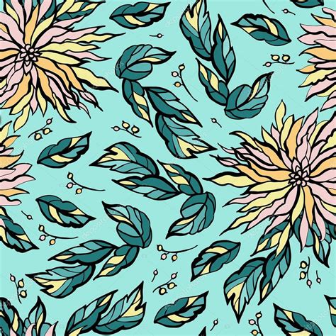 Seamless Floral Pattern Stock Vector By Ann Art