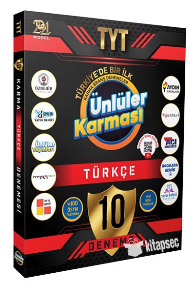 2022 TYT 10 lu Deneme Türkçe Ünlüler Karması 9786057002761