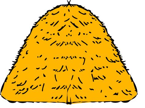 Yellow Hay Stack Clip Art at Clker.com - vector clip art online ...