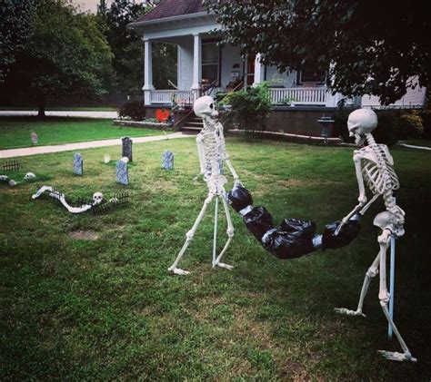 Skeleton Halloween Decoration Ideas For Outdoors Halloween