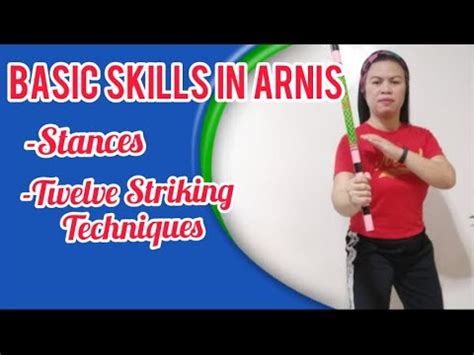 Arnis Basic Skills Stances And Striking Techniques Arnis