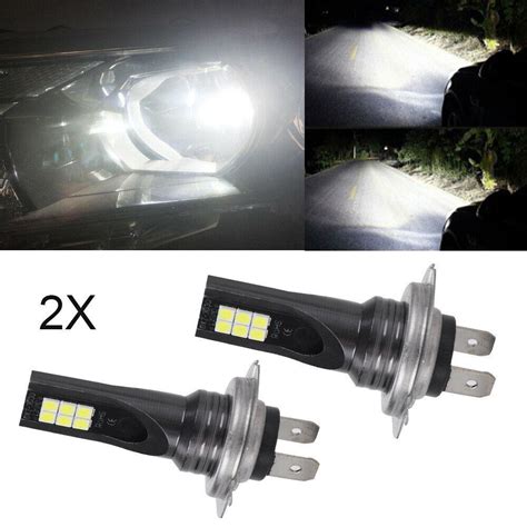 Buy Pcs H Car Led Fog Lights Headlight Bulbs Kit K Hid Decoder