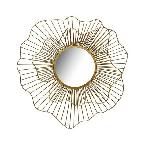 ALPHA FLOWER MIRROR - Front Porch Interiors