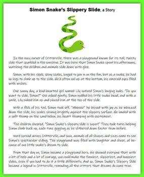 Snakes Short Stories By The Gifted Writer TPT