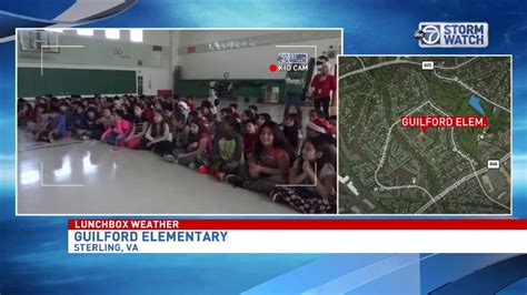 Lunchbox Weather at Guilford Elementary School in Sterling, Virginia | WJLA