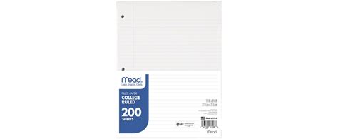 Printable Lined Paper PDF College Ruled Paper Wide Ruled Paper