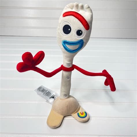 Disney Toys Disney X Pixar Toy Story 4 Forky Plush Poseable Arms