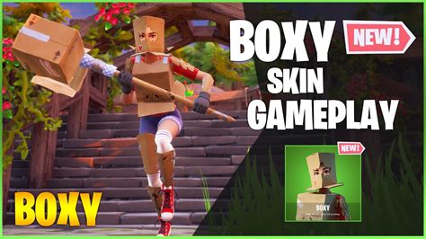 New Boxy Skin Gameplay Fortnite Battle Royale Youtube