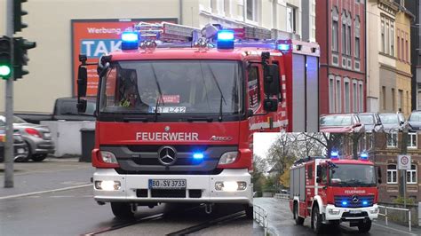 Ff Im Einsatz Einsatzfahrten Der Freiwilligen Feuerwehr Bochum