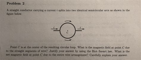 Answered Problem 2 A Straight Conductor Carrying Bartleby