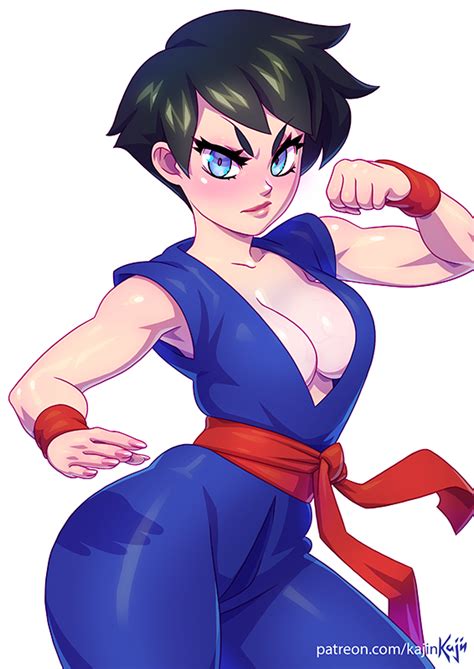 Videl Trying Gohan Blue Gi By Kajinman Hentai Foundry