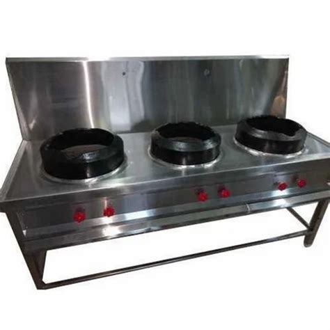 NB Kitchen LPG Three Burner Chinese Range For Hotel At Rs 24000 Piece