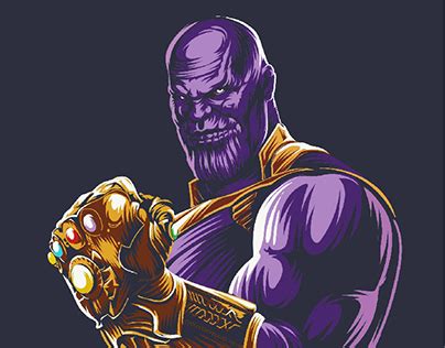 Thanos Illustration Projects Photos Videos Logos Illustrations