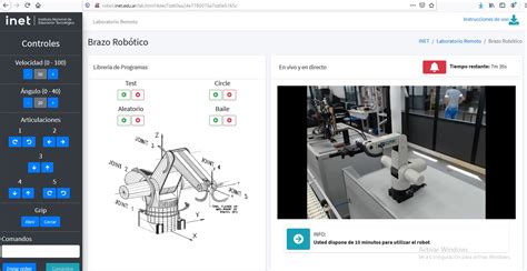 Interfaz Robot Remoto Instituto Nacional De Educaci N Tecnol Gica