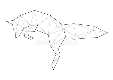 an animal made out of geometric shapes royalty illustration