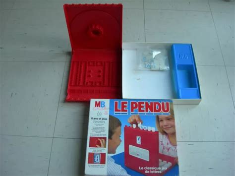 JEU DE SOCIÉTÉ complet LE PENDU Le classique jeu de lettres MB Jeux