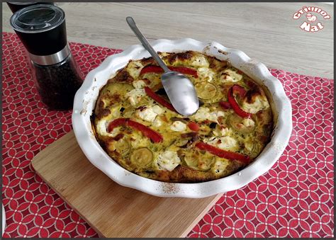 Flan de légumes au pesto et à la feta Grignot Nat