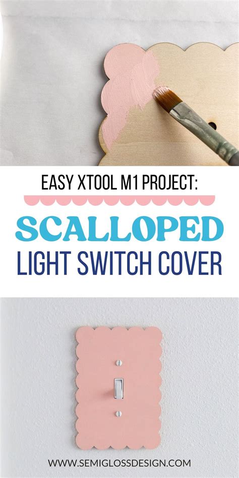 Diy Scalloped Light Switch Cover Semigloss Design