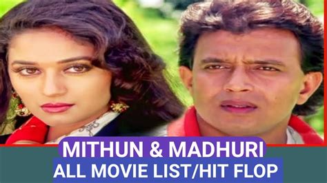 Mithun Chakraborty Madhuri Dixit All Movie List Hit Flop Box