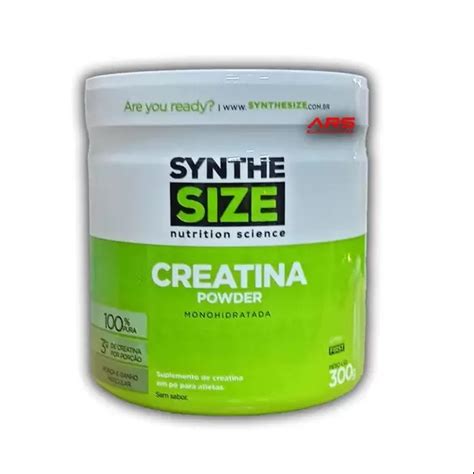 Creatina Powder Monohidratada Synthesize C 300 Gramas Shopee Brasil