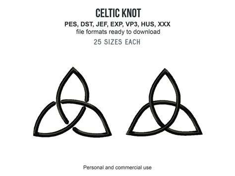 Celtic Knot Machine Embroidery Designs Celtic Knot Embroidery Patterns Vintage Celtic Element