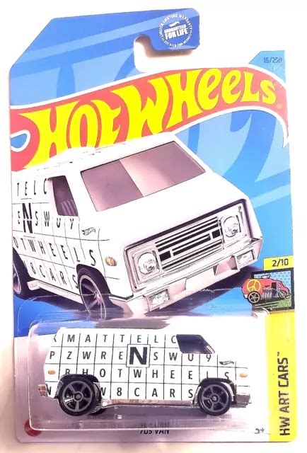 Hot Wheels White S Dodge Van Hw Art Cars Eur