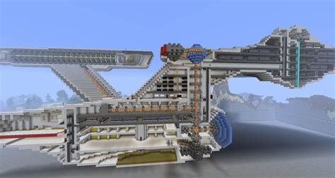 USS Enterprise Inside Structure Uss Enterprise Minecraft Projects